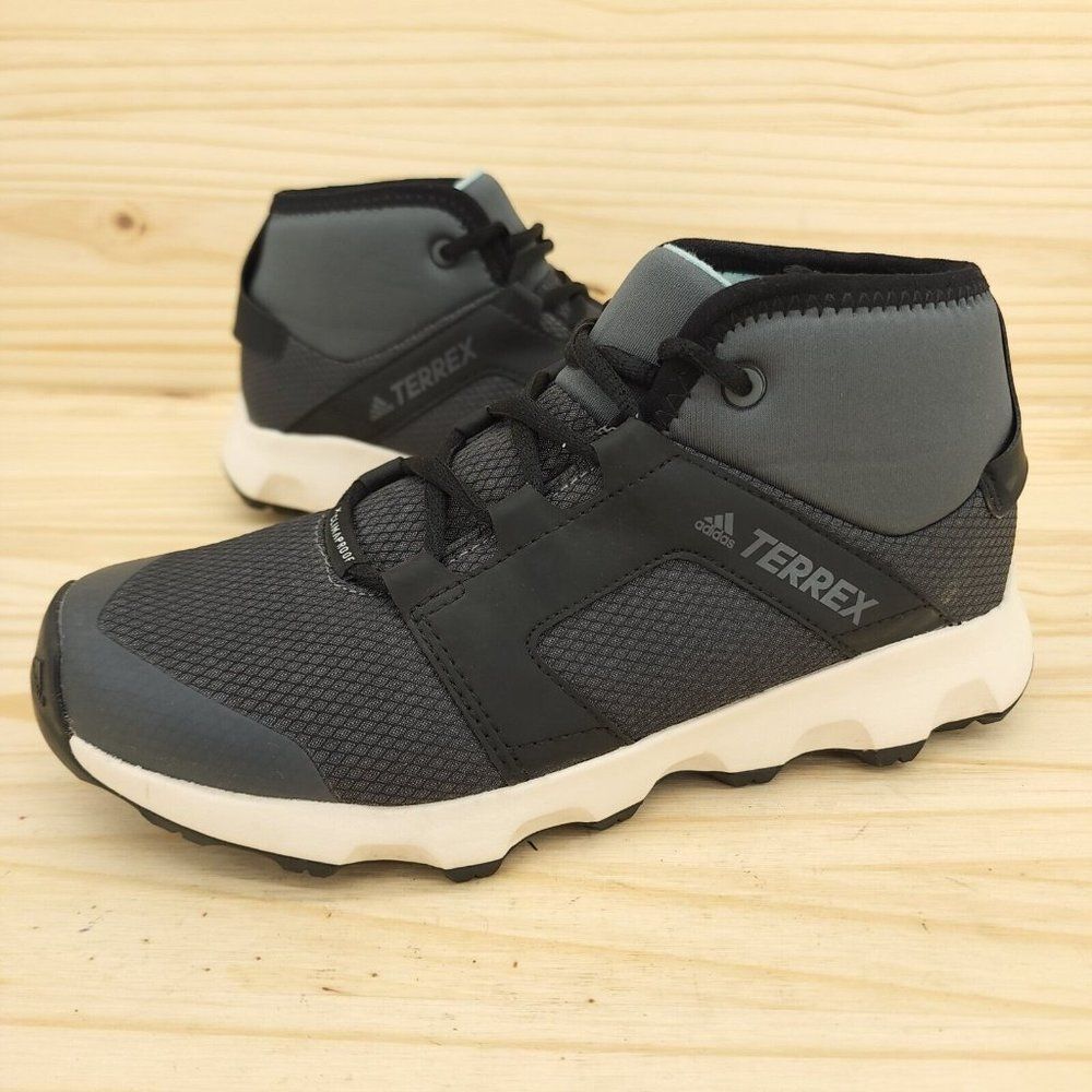Adidas Terrex Voyager Women Outdoor Boots 7 Gray Hi Top Sneakers NO INSERTS